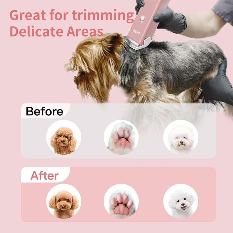 Cordless Waterproof Pet Grooming Clippers