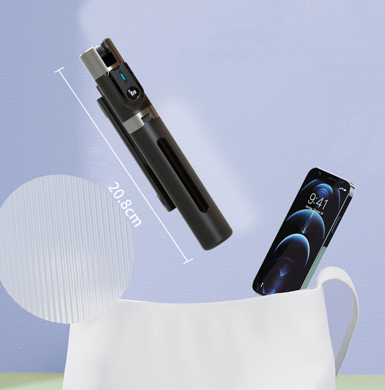 Reinforced Tripod Selfie Stick, Double Fill Light