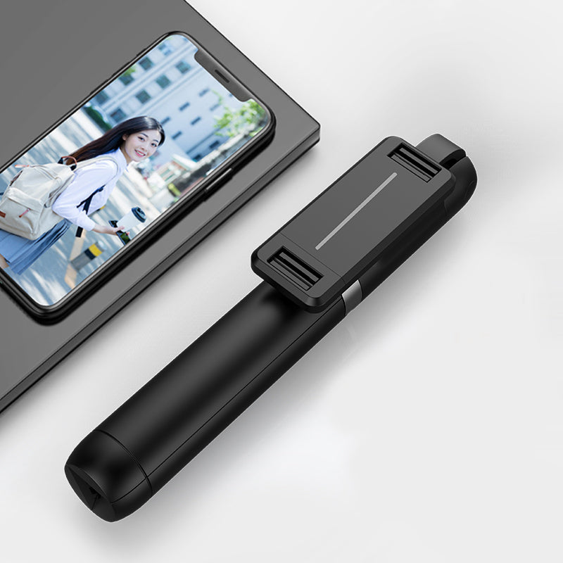 Integrated Bluetooth Selfie Stick Tripod