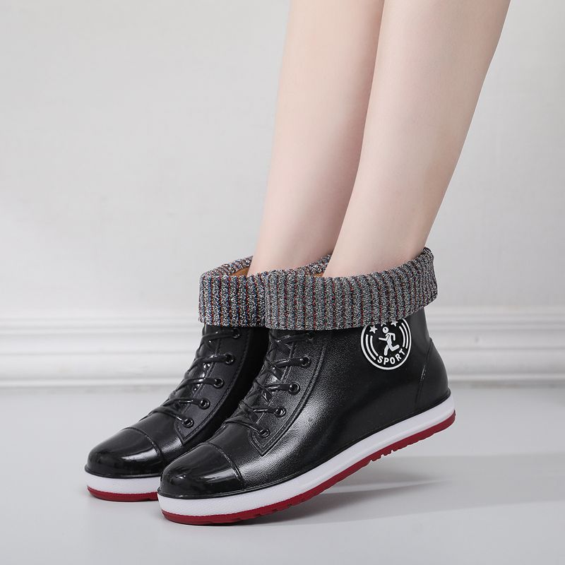 Women's Short Tube Waterproof Rain Boots