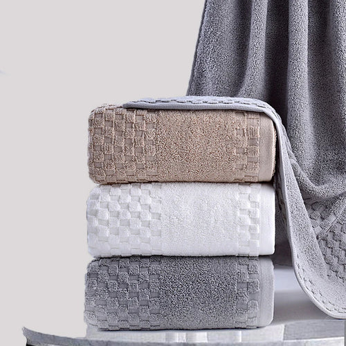 Bamboo Charcoal Coral Velvet Bath Towel
