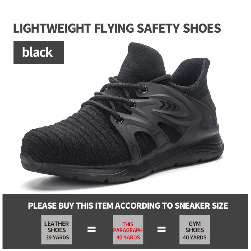 Breathable Steel Toe Work Sneakers