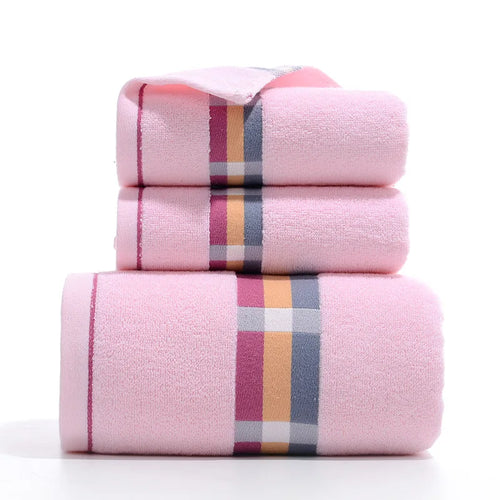 3-Piece Thickened Cotton Beach Towel Set - alternate view