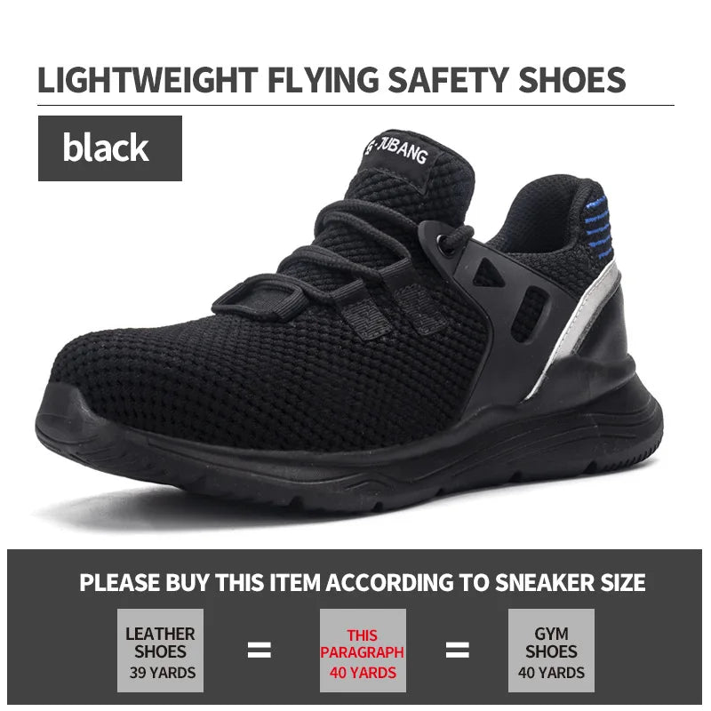 Breathable Steel Toe Work Sneakers