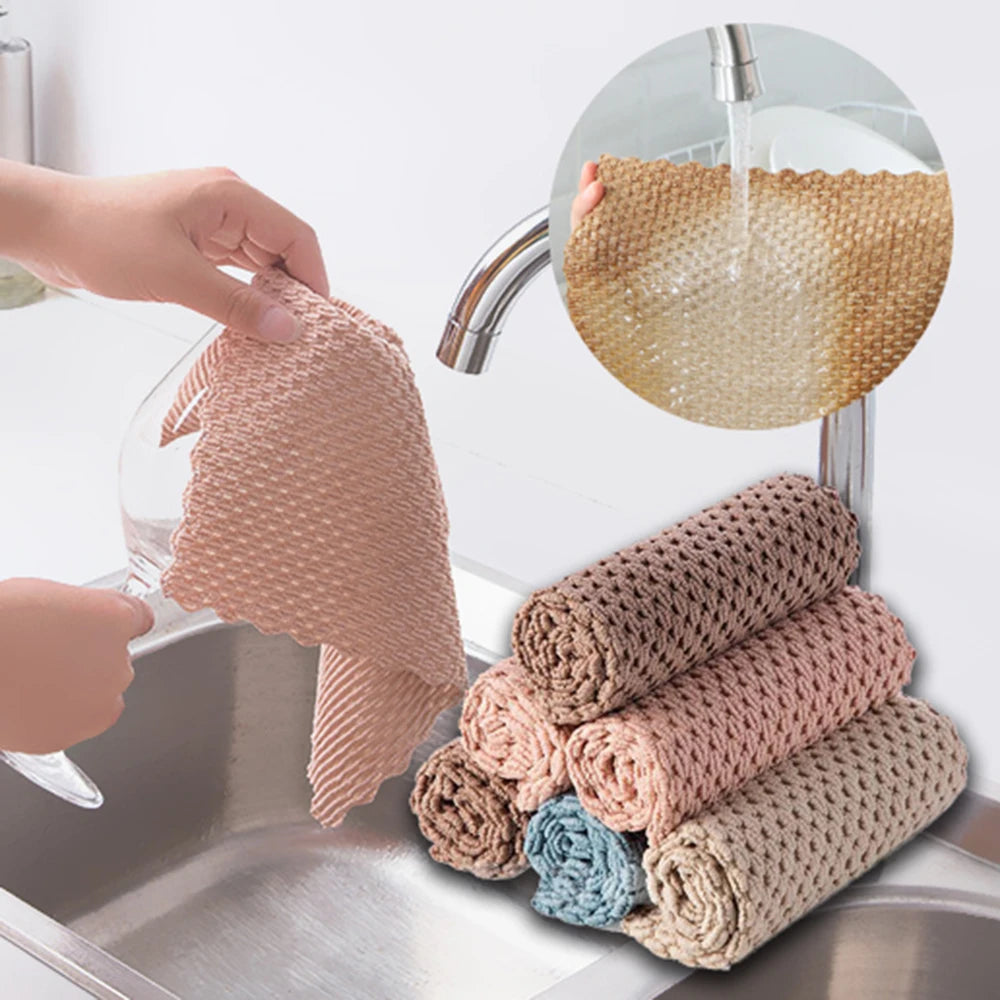 Microfiber Kitchen Cleaning Towels - detail view