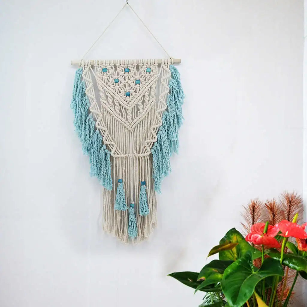 Bohemian Macrame Wall Hanging Tapestry