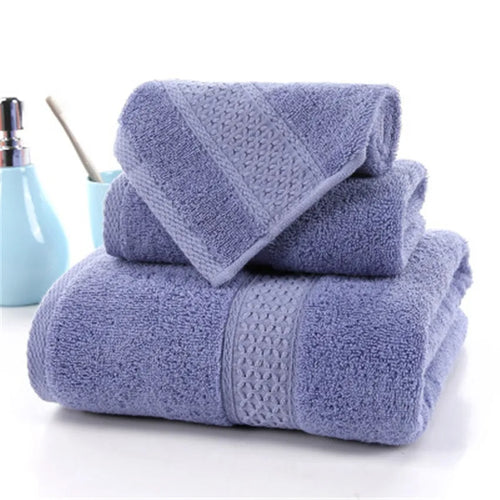 3-Piece 100% Cotton Bath Towel Set