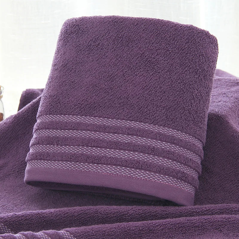 Striped Cotton 3-Piece Towel Set