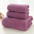 Striped Cotton 3-Piece Towel Set