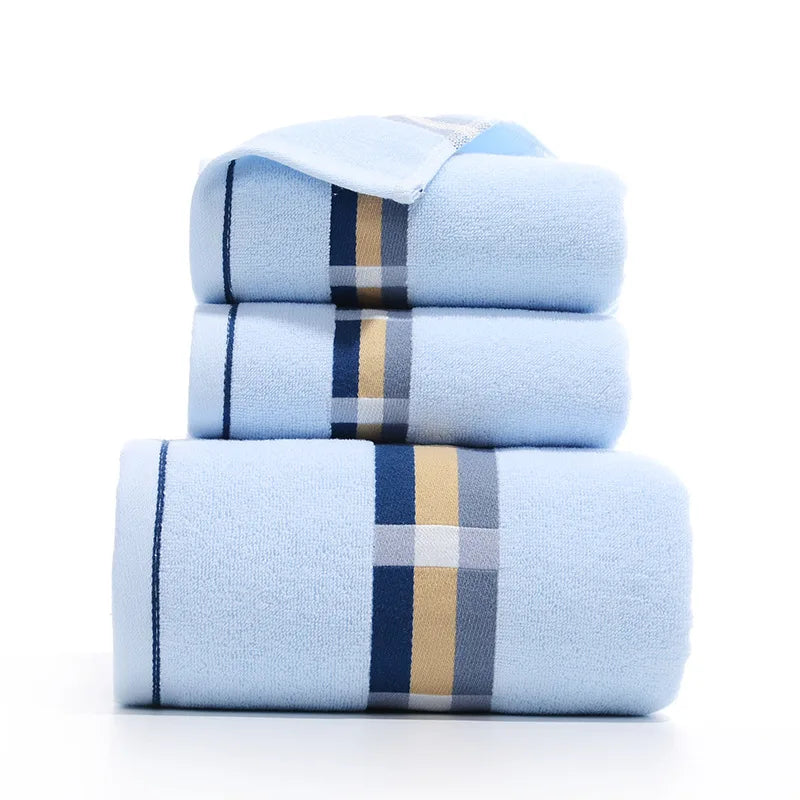 3-Piece Thickened Cotton Beach Towel Set