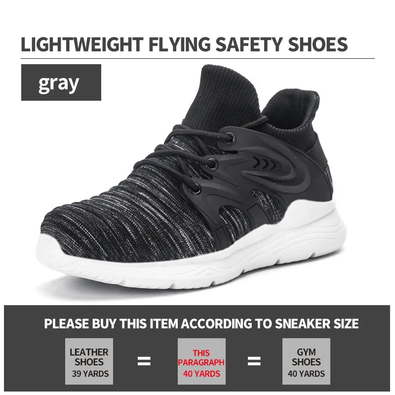 Breathable Steel Toe Work Sneakers