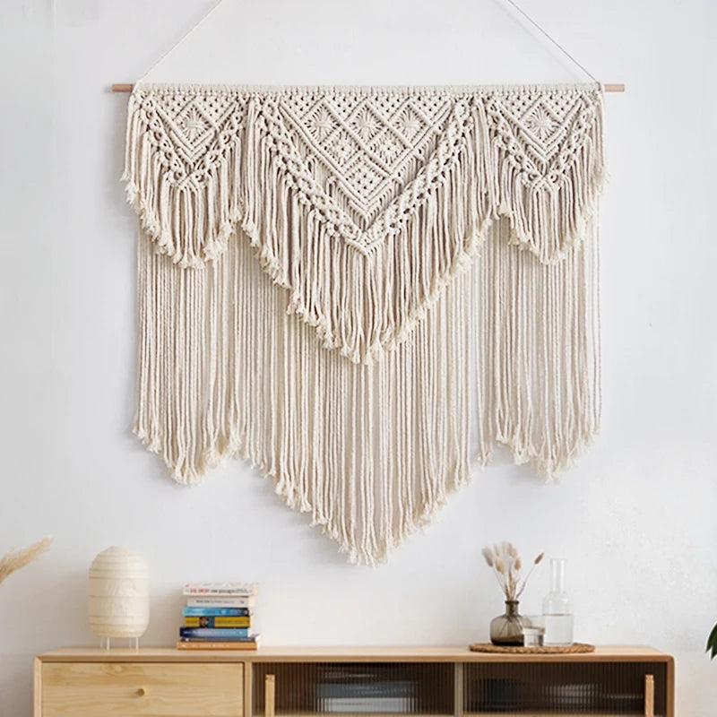 Large Bohemian Macrame Tapestry