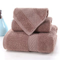3-Piece 100% Cotton Bath Towel Set - alternate view