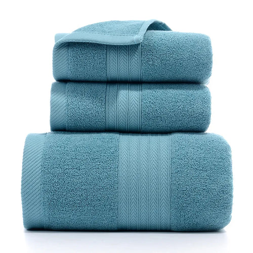 3-Piece Thickened Cotton Beach Towel Set