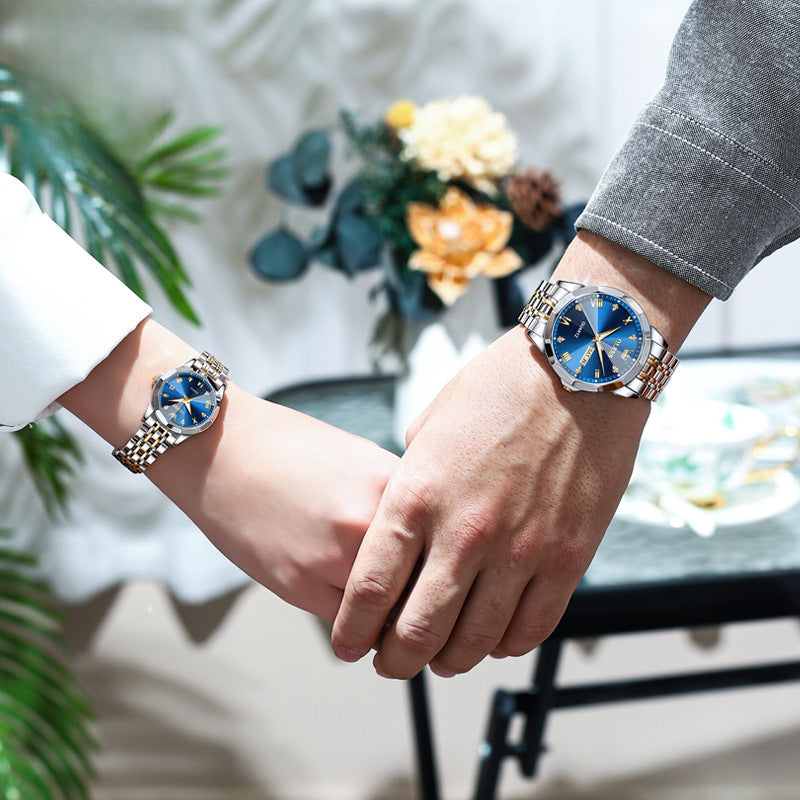 Couple Quartz Watches - detail view