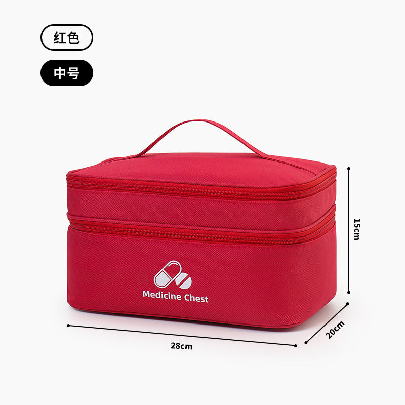 Double-Layer Outdoor First Aid Kit