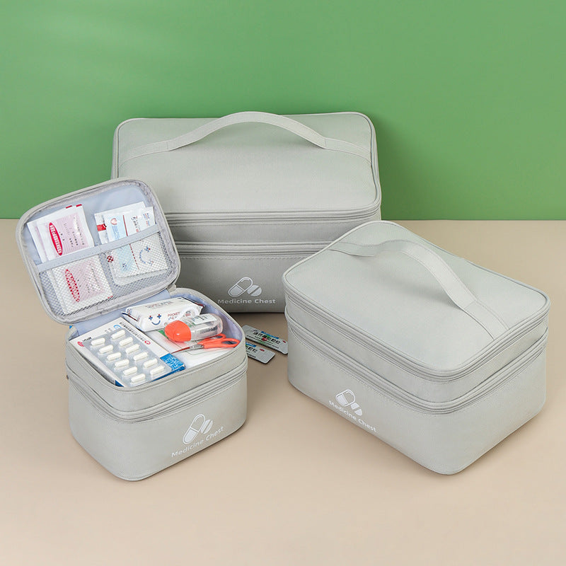 Double-Layer Outdoor First Aid Kit