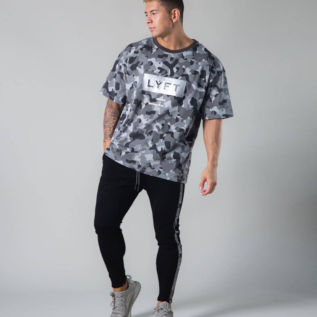Men's Casual Cotton Fitness Pants - detail view