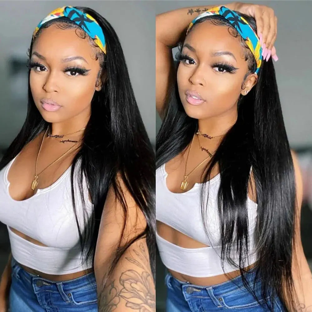 Jerry Curly Headband Wig