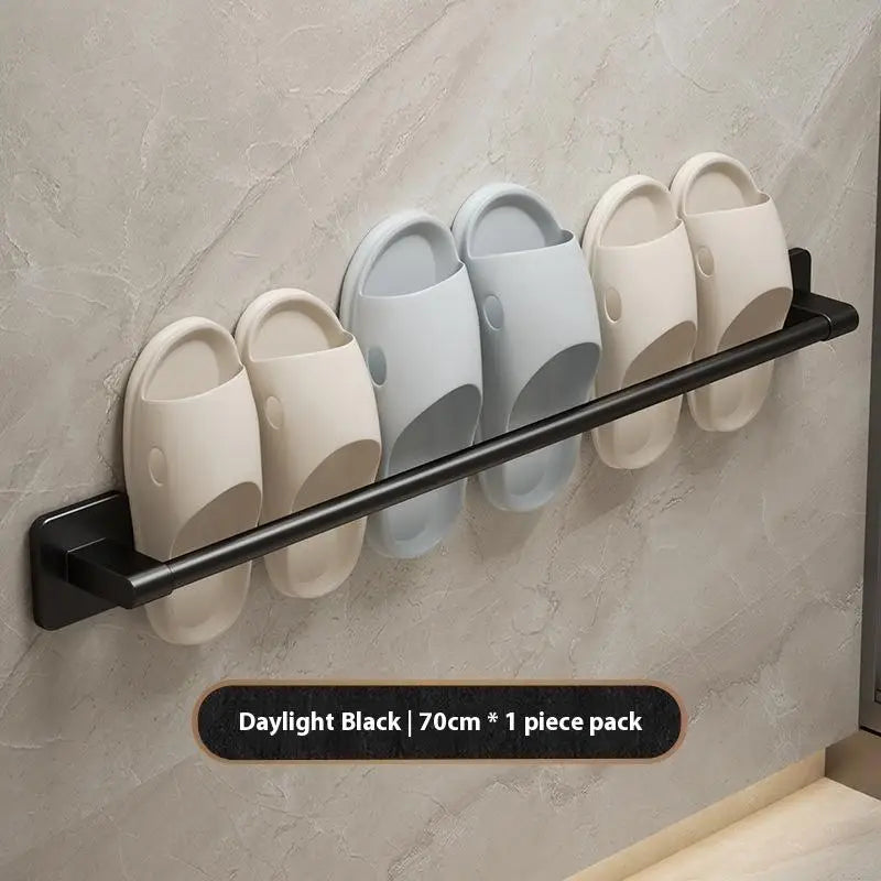 ♥Bathroom Towel Bar/Hook/Towel Rack/Kitchen Rag Rack Wall Mount Shelf Punch Free Bathroom Accessories