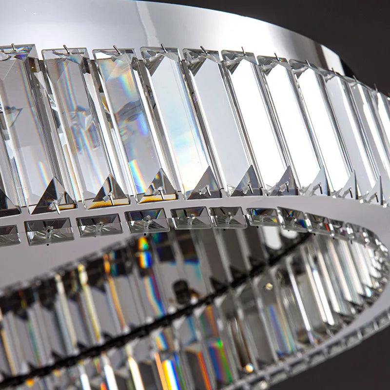 Round Crystal Ceiling Lamp, Luxury