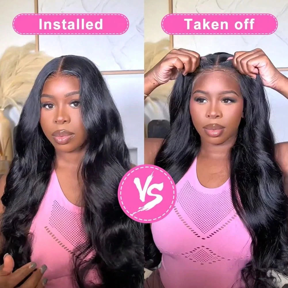 34-Inch Body Wave HD Lace Front Wig