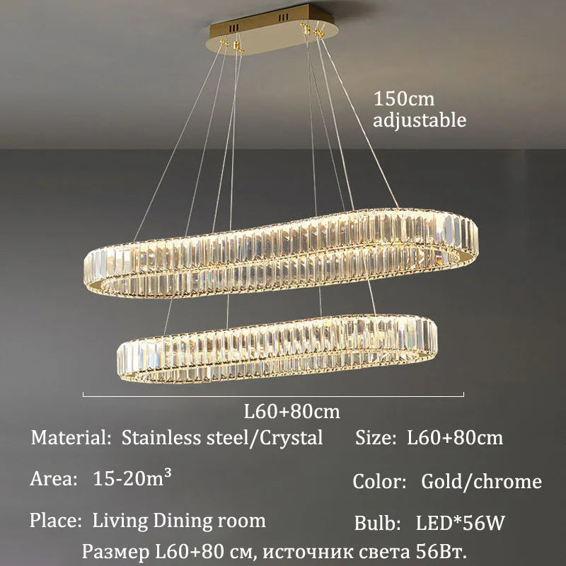 Luxury Crystal Pendant Chandelier