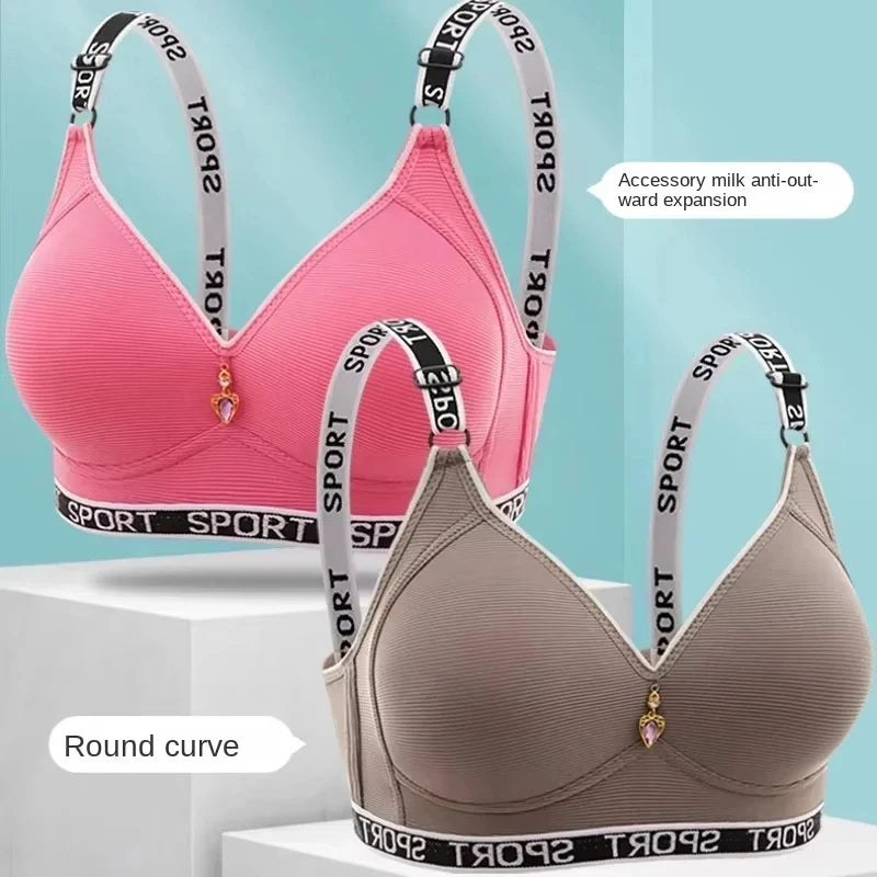 Wire-Free Supportive Back-Close Bra