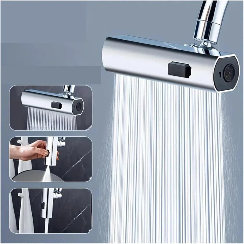 Splash-Proof Universal Faucet Adapter