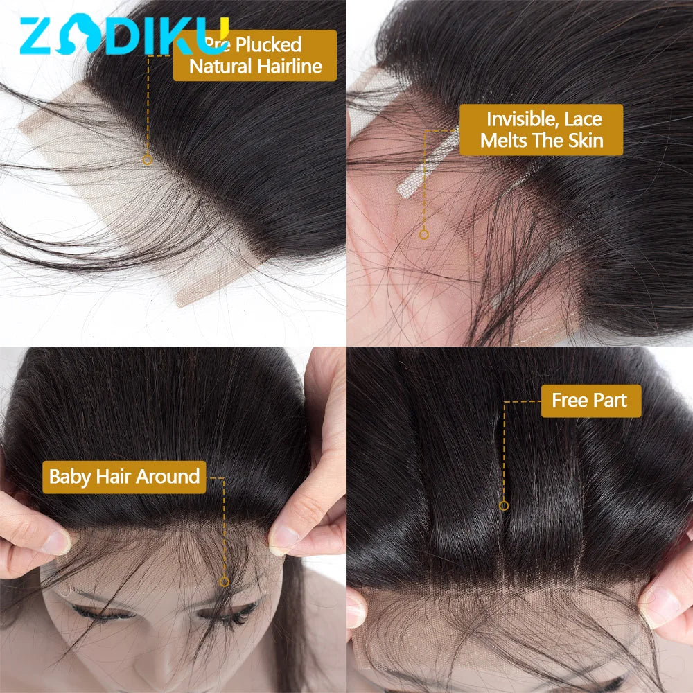 Brazilian Straight Human Hair Lace Closure