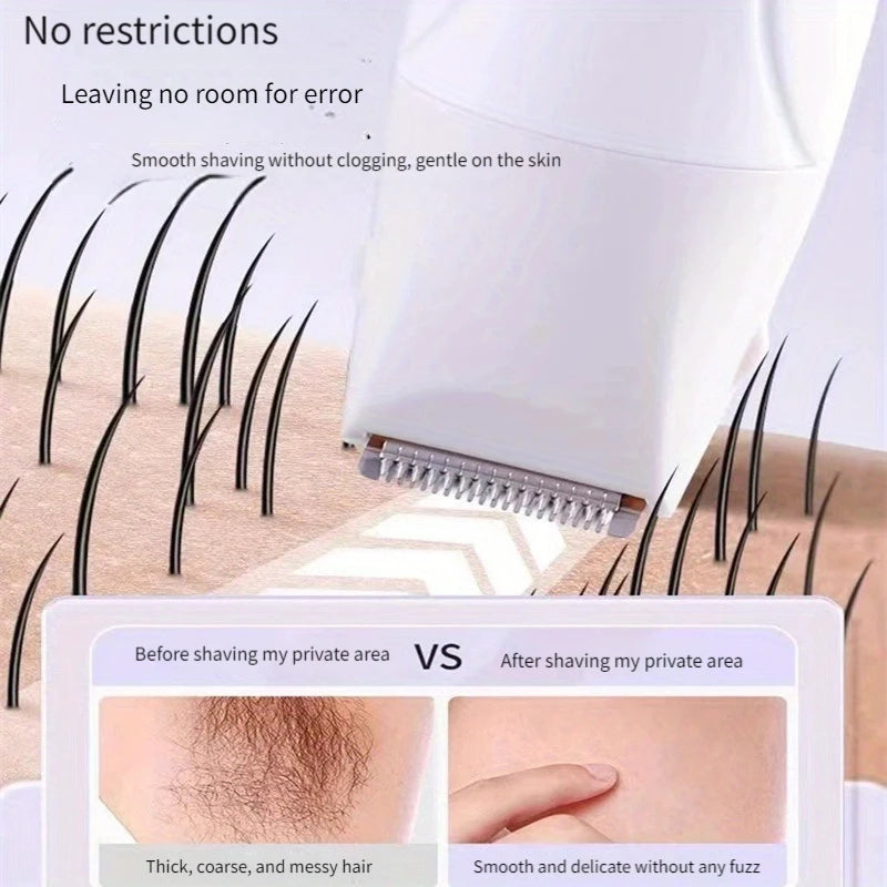 Waterproof Electric Body Hair Trimmer - detail view