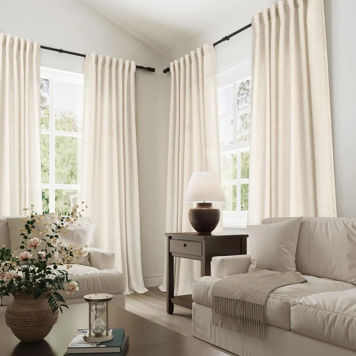 Custom Sheer Tulle Window Curtain - alternate view
