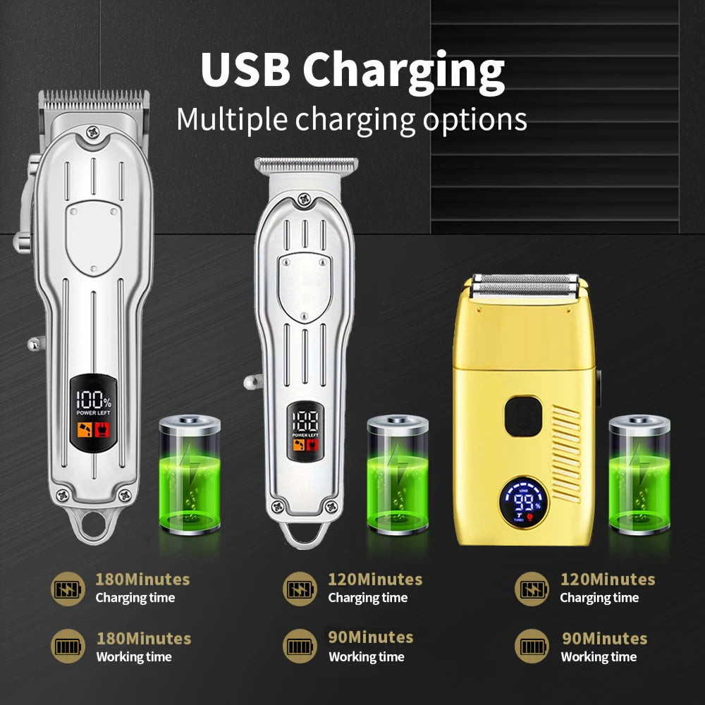 Rechargeable Hair Clipper & Trimmer Kit - alternate view