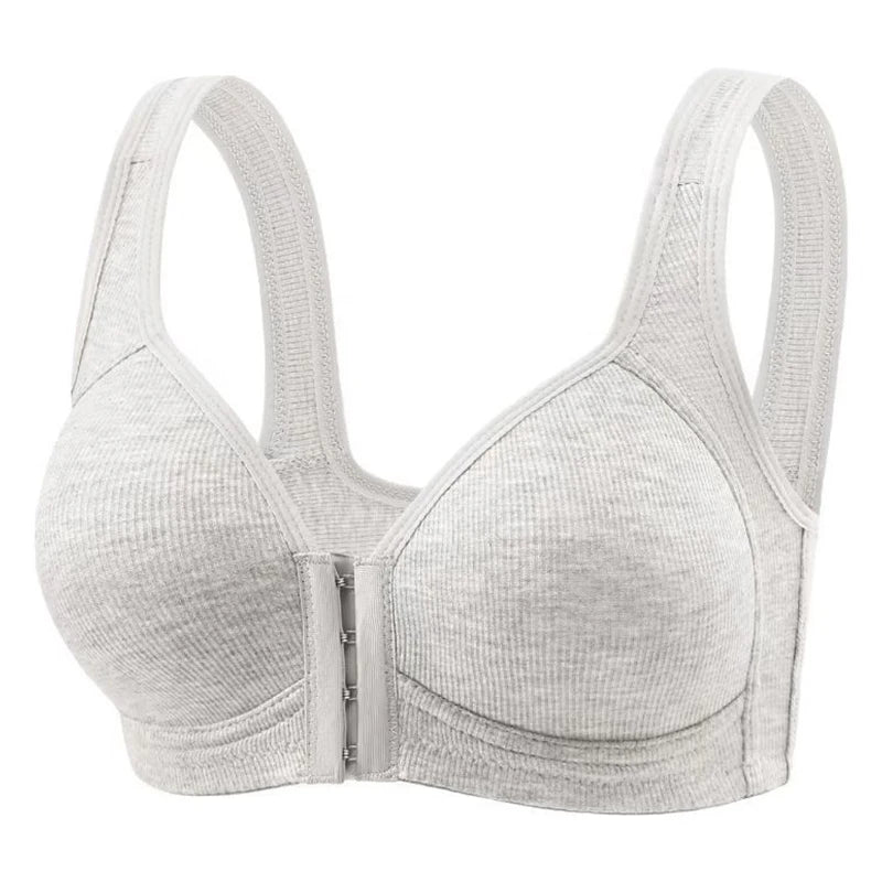 Seamless Front-Closure Push-Up Bra