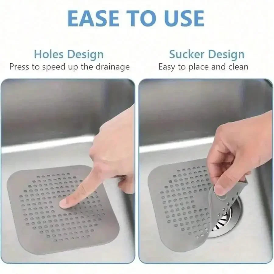 Silicone Hair Catcher with Suction Cup - detail view