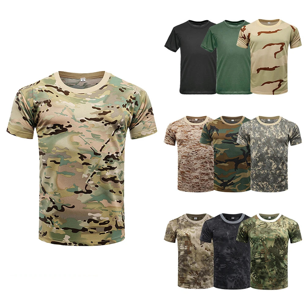 Men's Oversized Camouflage T-Shirt