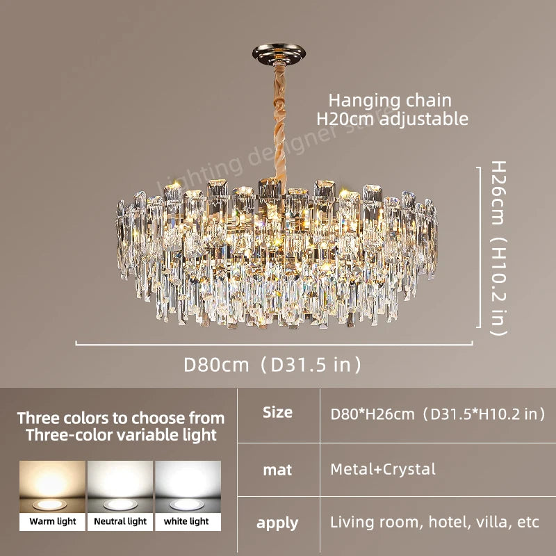 Loft Crystal Pendant Chandelier