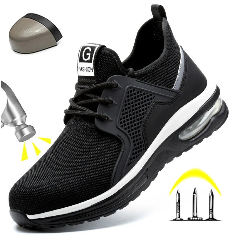 Men's Steel Toe Safety Work Shoes