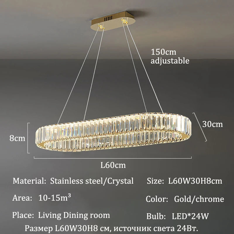 Luxury Crystal Pendant Chandelier