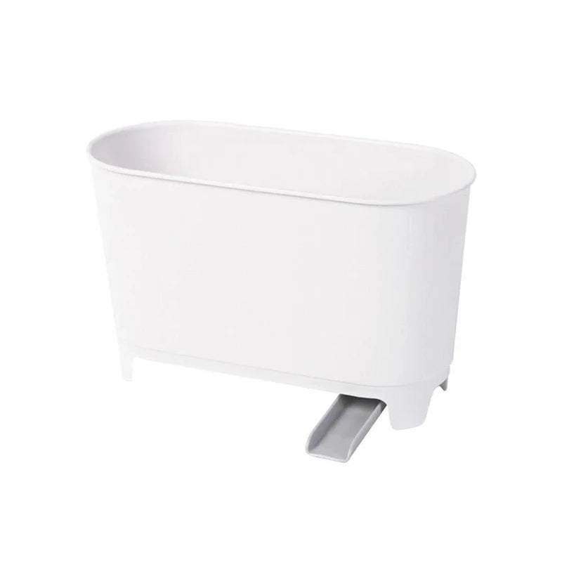 Kitchen Waste Bin Drainable Trash Can Countertop Sink Garbage Cans Home Kitchen Dry Wet Separation Rubbish Bin[Q]Q@