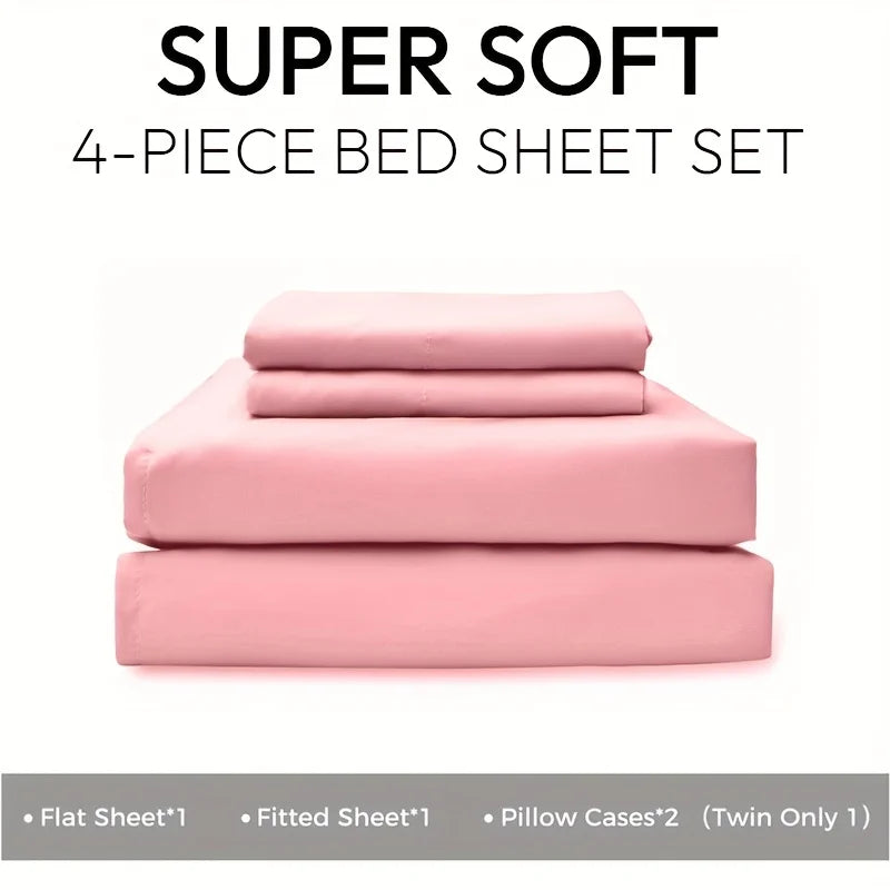 Ultra-Soft Microfiber Queen Sheet Set - alternate view