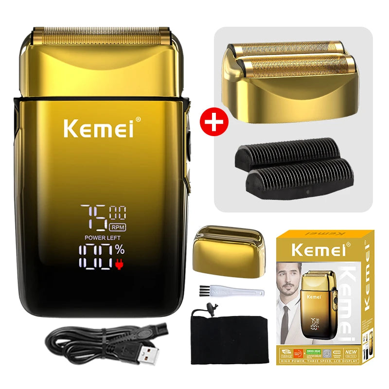 Rechargeable Electric Shaver for Men