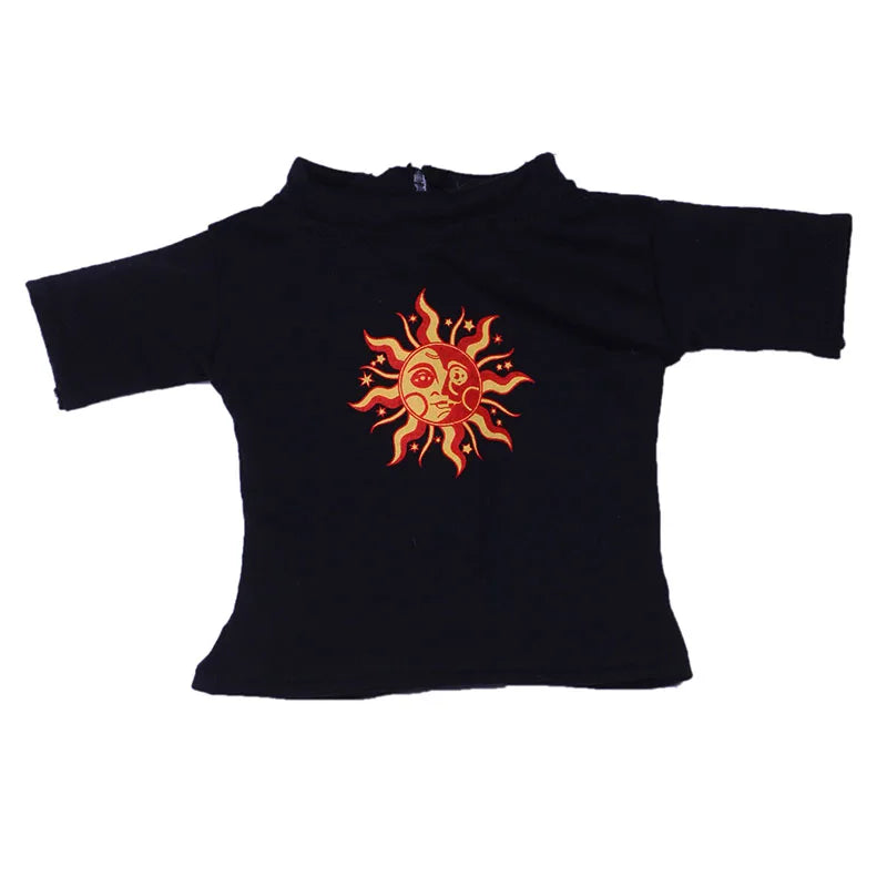 Doll T-Shirt Clothes for 16-18 Inch Dolls