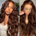 Chocolate Brown Body Wave HD Lace Wig