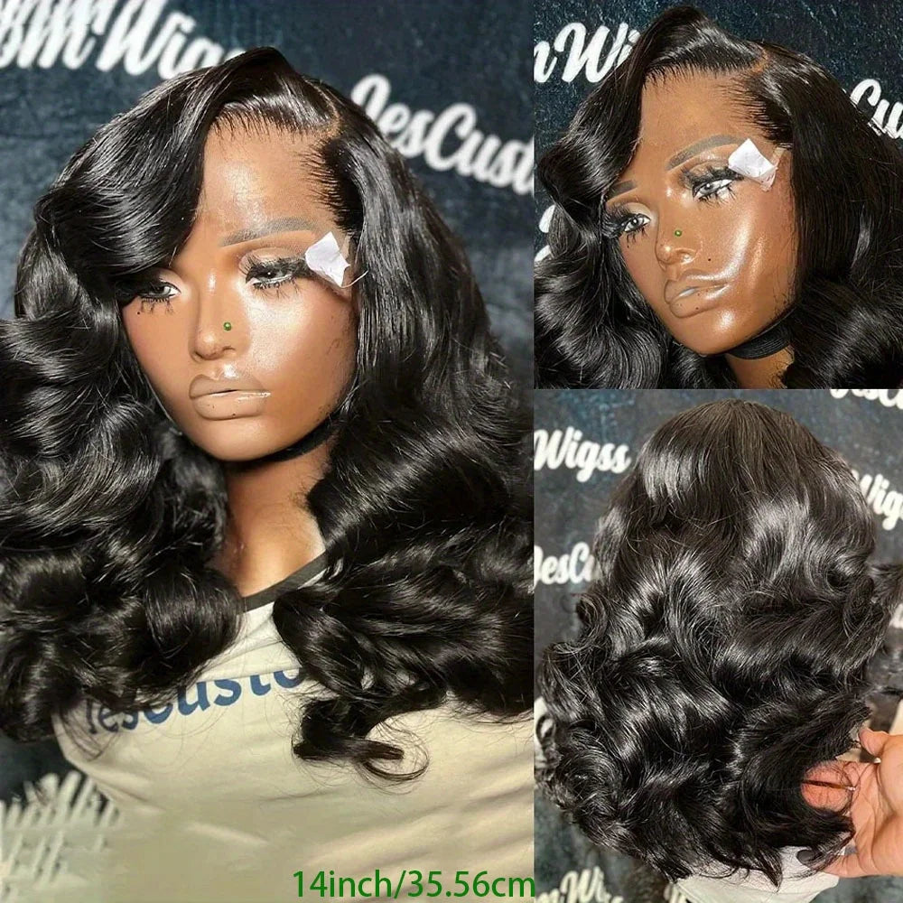 Brazilian Body Wave Bob Lace Front Wig