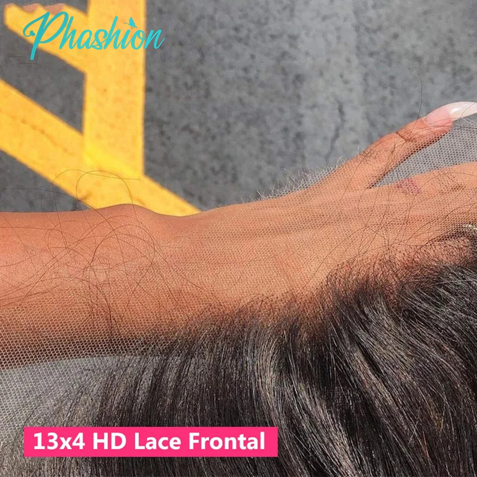 HD Lace Closure, Straight Human Hair - detail view
