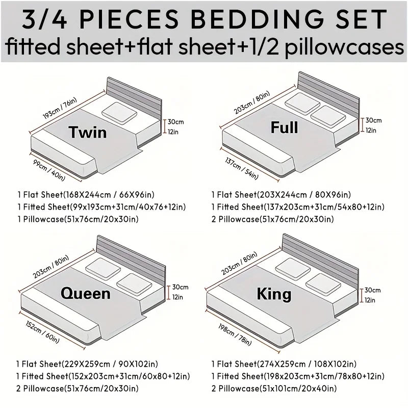Ultra-Soft Microfiber Queen Sheet Set - detail view