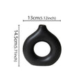 Minimalist Donut-Shaped Flower Vase