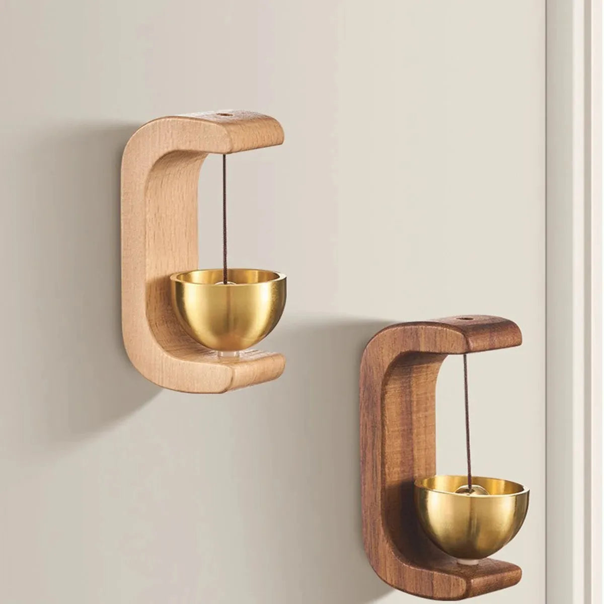 Wooden Wind Chime Wireless Doorbell