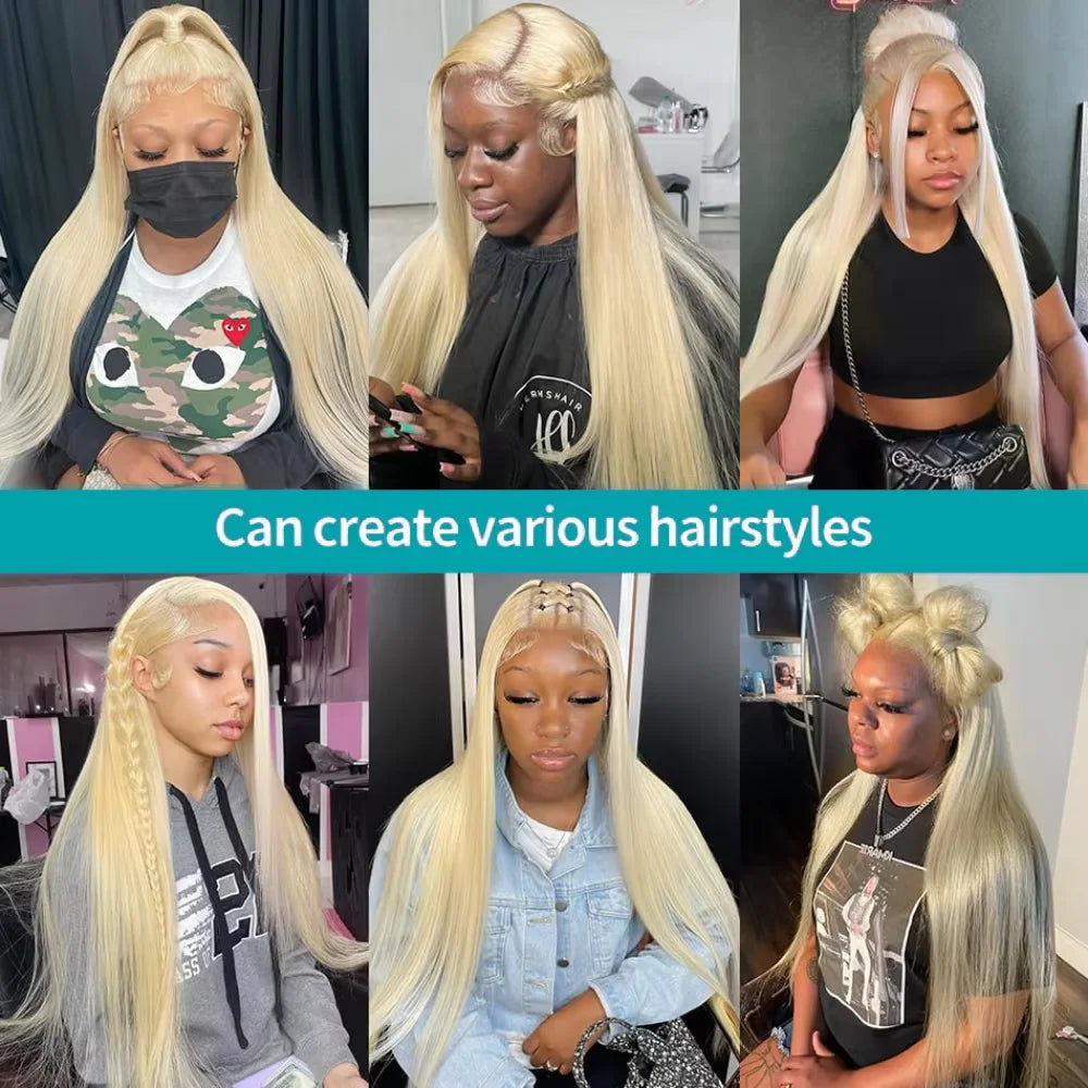 #613 Blonde Straight HD Lace Frontal Wig